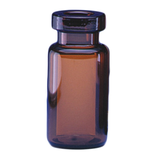 RLS 10ml Tubular Crimp Top Headspace Amber Glass Serum Vial, Qty. 1