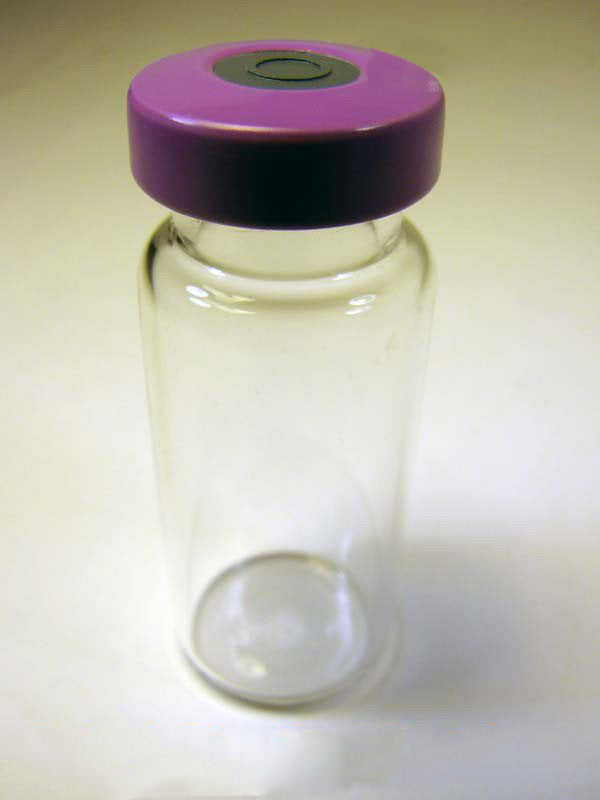 10ml Clear Sealed Sterile Depyrogenated Glass Vials (Purple)