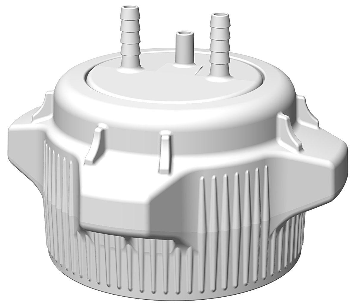VersaCap 80mm(Cap, Open top with adapter 1/4" HB x2 and Vent) Each