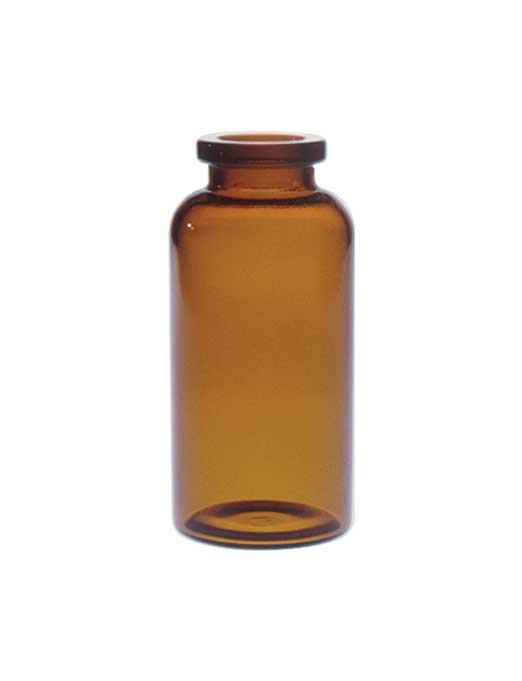 RLS 20ml Tubular Amber Glass Serum Vials (Qty. 1)
