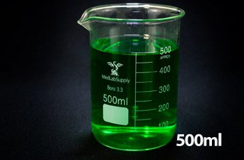 500mL Low Form Graduated Glass Beakers, Qty. 1