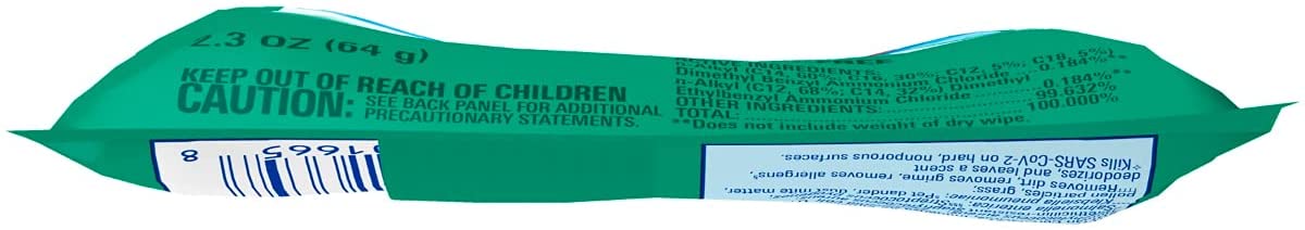 Clorox Disinfecting Wipes On The Go, Bleach Free Travel Wipes, Fresh Scent, 9 ct