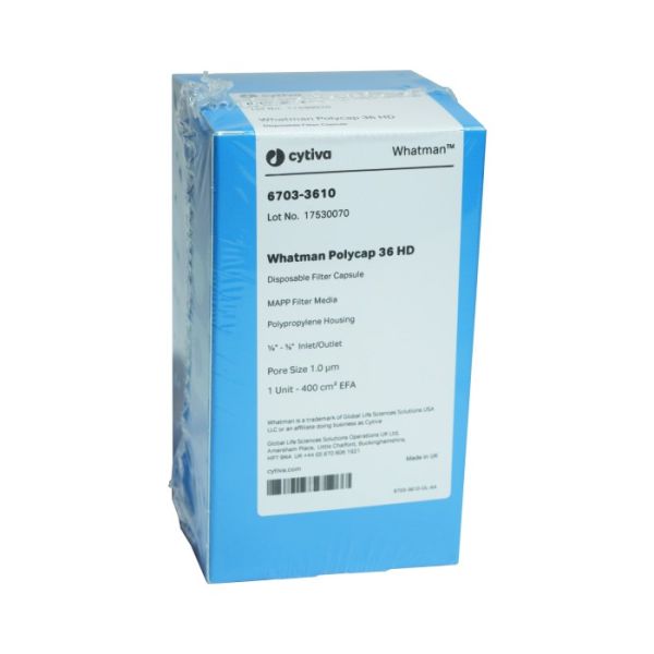 Whatman Polycap 36 HD Disposable Capsule Filter, 1.0um, 6703-3610