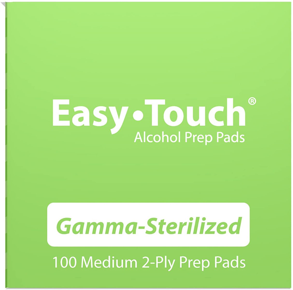 Easy Touch Alcohol Prep Pads, Box of 100