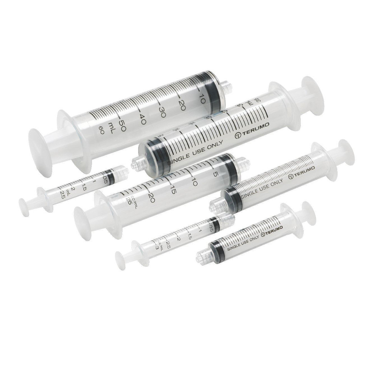 Terumo 3cc Syringe Only, Luer Lock Tip, 100 BX