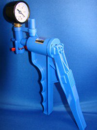 Hand Vacuum Pump with Pressure Gauge