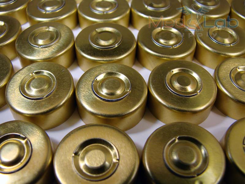 20mm Aluminum Seal - Anodized Gold (Qty. 100)