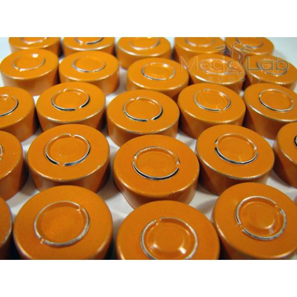 20mm Aluminum Seal - Orange (Qty. 1000)