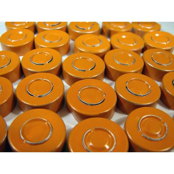 20mm Aluminum Seal - Orange (Qty. 1000)