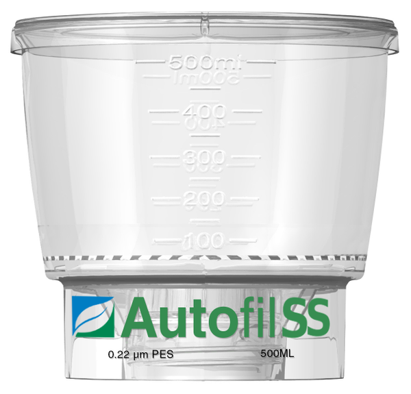 500ml Autofil SS Bottle-Top Filter, Funnel only, 0.22um, Qty. 1
