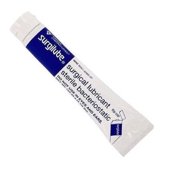 Surgilube Lubricating Jelly - Sterile - 4.25 oz - Flip Top Cap Surgilube Lubricating Jelly - Sterile - 4.25 oz - Flip Top Cap