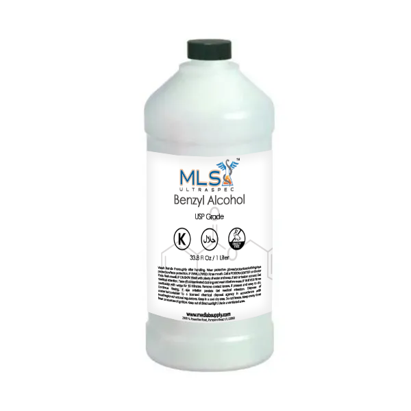 Benzyl Alcohol USP, NF, Pure Grade 1 Liter / 33.8 oz