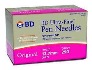 BD Diabetic Pen Needle, 29G x 1/2, Box of 100, 328203