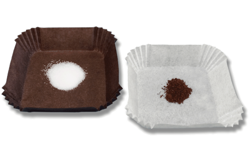 SmartBoats™ Paper Weighing Boats, Brown, Small, Qty. 100