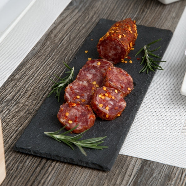 1-Piece Black Slate Tray for Appetizers & Cheese Boards, 4" W x 11.50" L