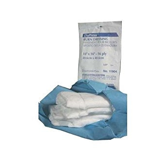 Derma Sciences, Dupress Burn Dressing Gauze, Sterile, 4" x 4", 10 PK