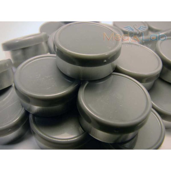 20mm Flip Top Aluminum Seal - Charcoal (Qty. 100)
