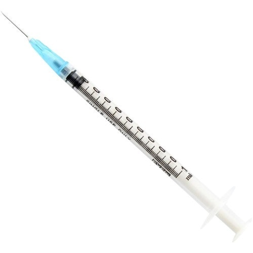 Exel Luer Slip Syringe & Needle,1cc x 25g x 1", 100/BX, 26042