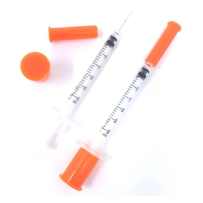 Exel Veterinary U-40 Diabetic Syringe, 1cc x 29g x 1/2", BX 100