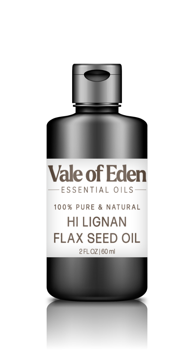 Flax Seed Oil, Certified Organic, Hi-Lignan, Non-GMO, Virgin, Qty. 2 oz