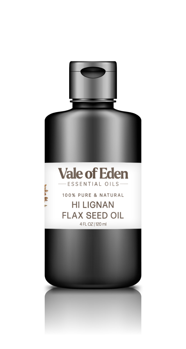 Flax Seed Oil, Certified Organic, Hi-Lignan, Non-GMO, Virgin, Qty. 4 oz