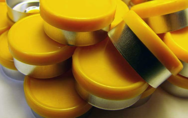 20mm Flip Top Aluminum Seal - Marigold (Qty. 100)
