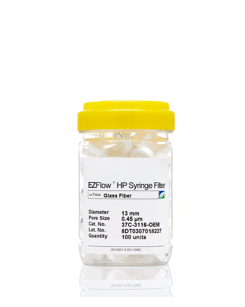 Foxx Life Science Glass Fiber Filter, 13mm, .45um
