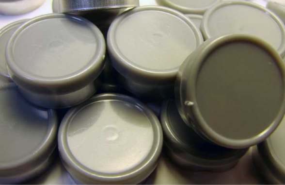 20mm Flip Top Aluminum Seal - Gray Light (Qty. 1000)