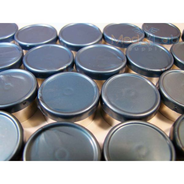 20mm Flip Top Aluminum Seal - Metallic Blue (Qty. 25)