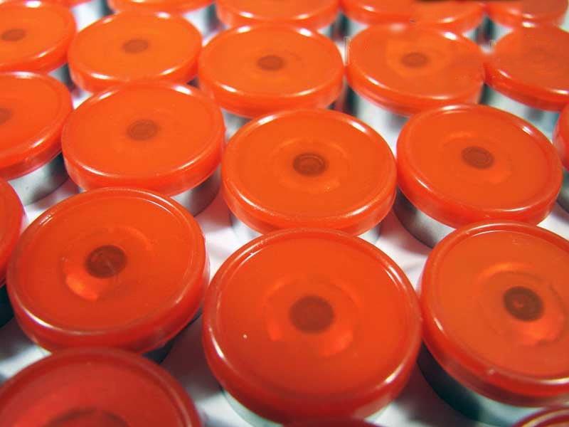 20mm Flip Top Aluminum Seal - Translucent Dark Red