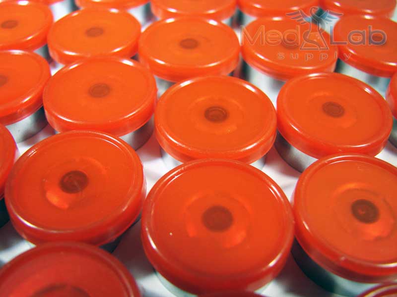 20mm Flip Top Aluminum Seal - Translucent Dark Red (Qty. 5000)
