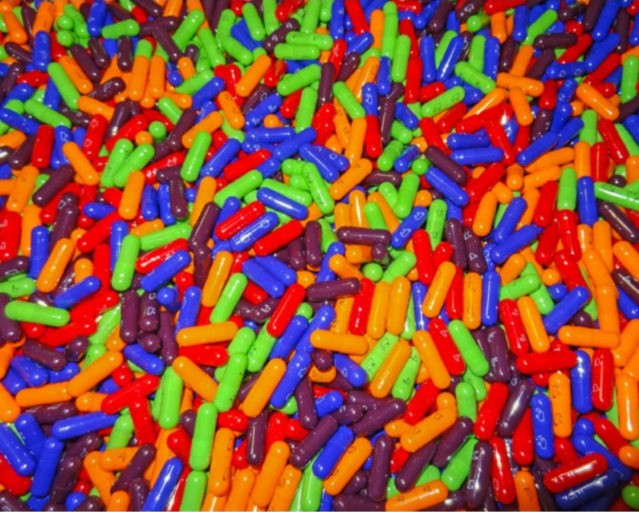 FunCaps Flavored Gelatin Capsules, Size 0, Qty. 500