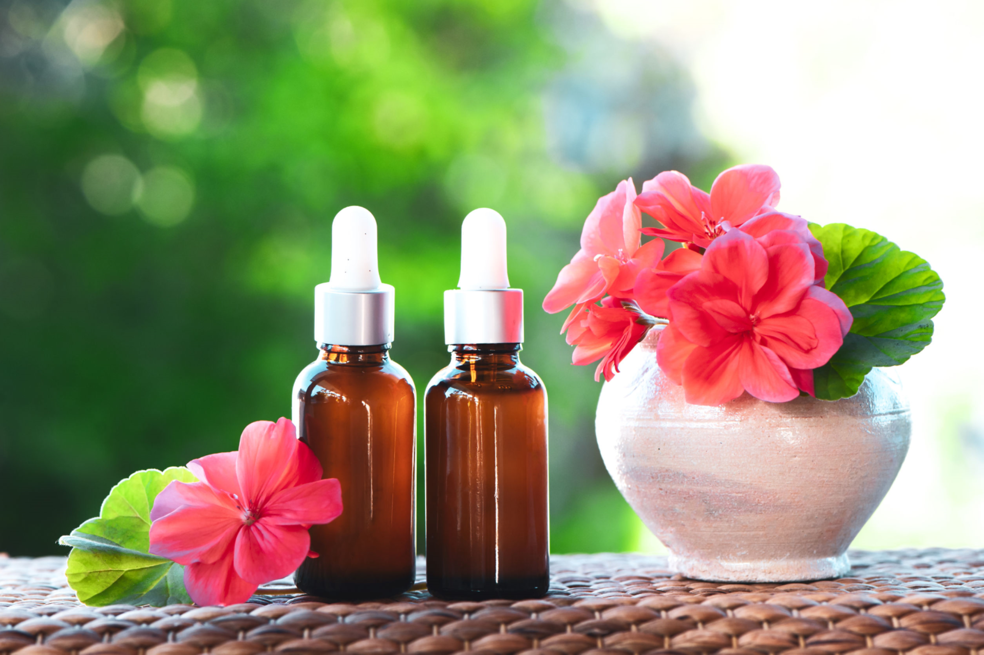 Geranium Pure Essential Oil 30ml, By Vale of Eden