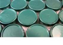 20mm Flip Top Aluminum Seal - Metallic Green (Qty. 100)