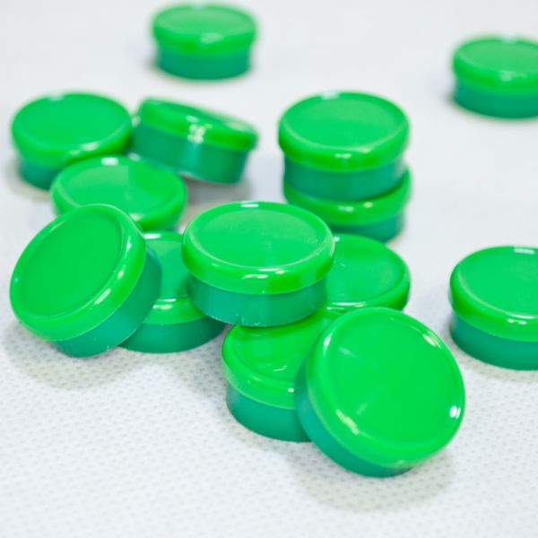 20mm Dual Tone Flip Top Seal (Green/Green) Qty.100