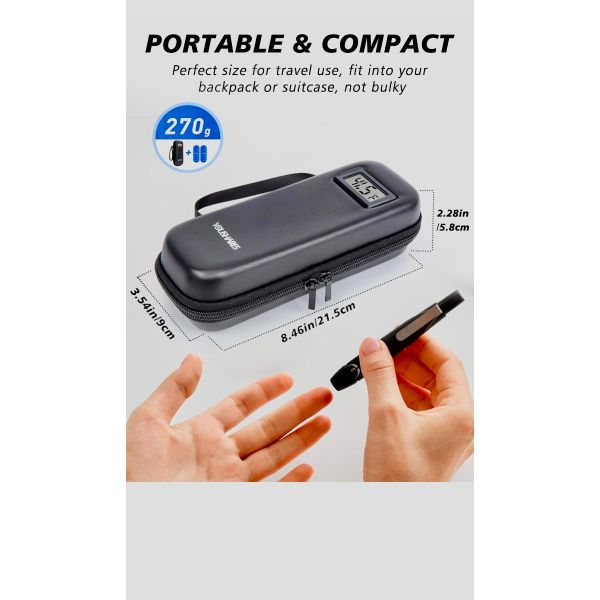Insulin Cooler Travel Case with Temperature Display