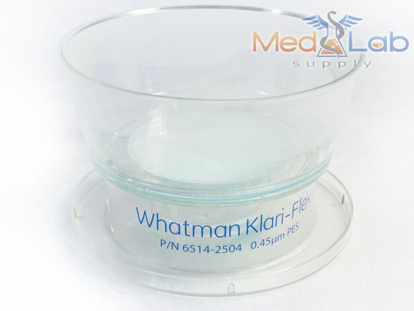 Autofil PES Bottle-Top Filter Funnel Only, 250 mL, 0.45µm, Qty. 12