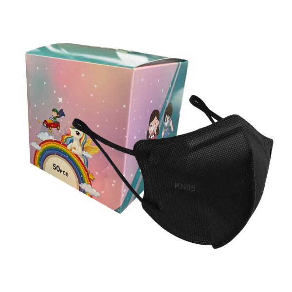 Anhui Hygiene Black Disposable KN95 Mask, (BFE 99%+), Box of 50