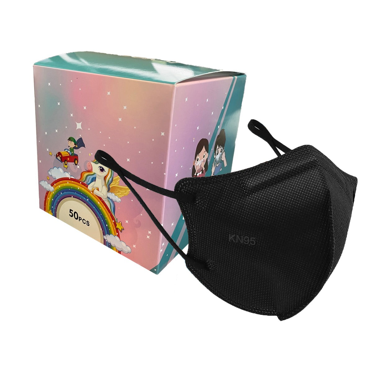 Anhui Hygiene Black Disposable KN95 Mask, (BFE 99%+), Case of 3000