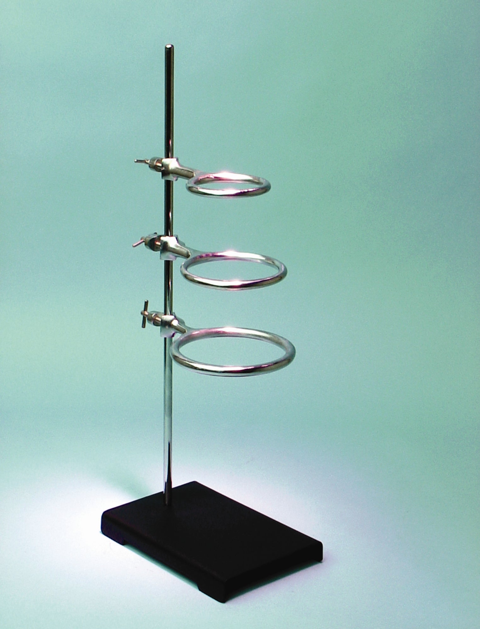 Lab Support Stand with Rod, Heavy Steel-Base 5 x 8