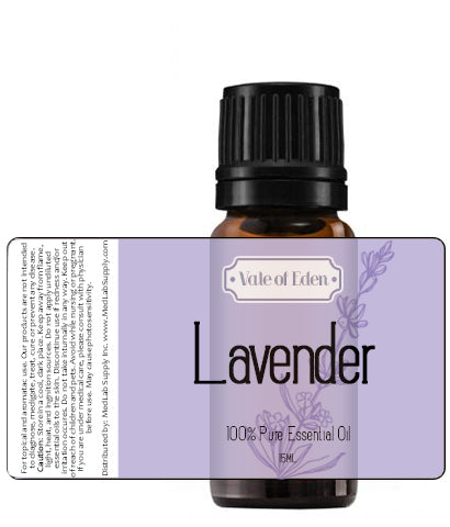 Lavender Pure Essential Oil 15ML, By Vale of Eden