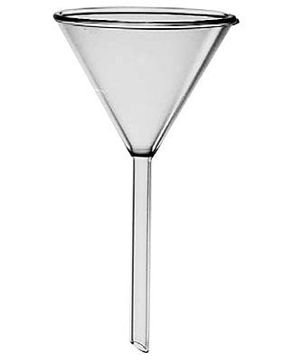 Glass Funnel, Long Stem, 65mm diameter, Qty. 1
