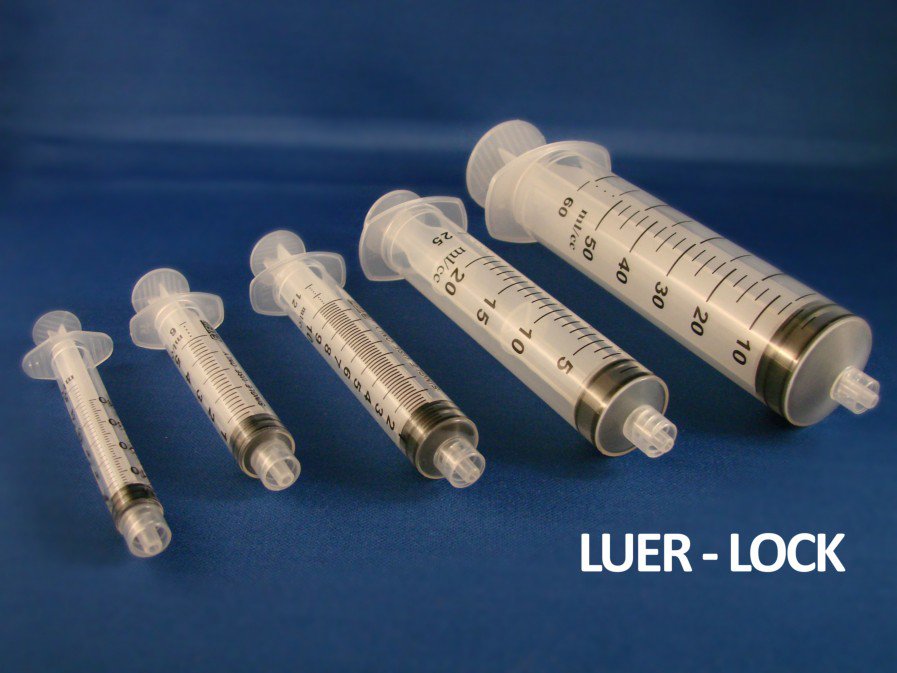 Exel 60ML / cc Luer Lock Syringe Only, BX/25