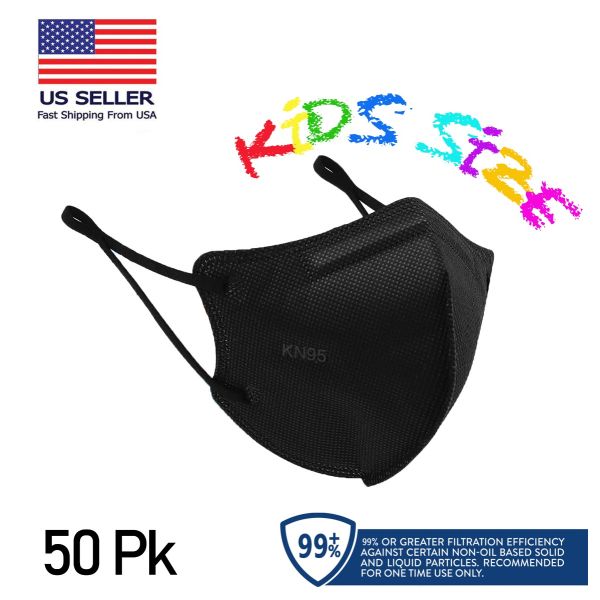 Anhui Hygiene Black Disposable KN95 Mask, (BFE 99%+), Box of 50