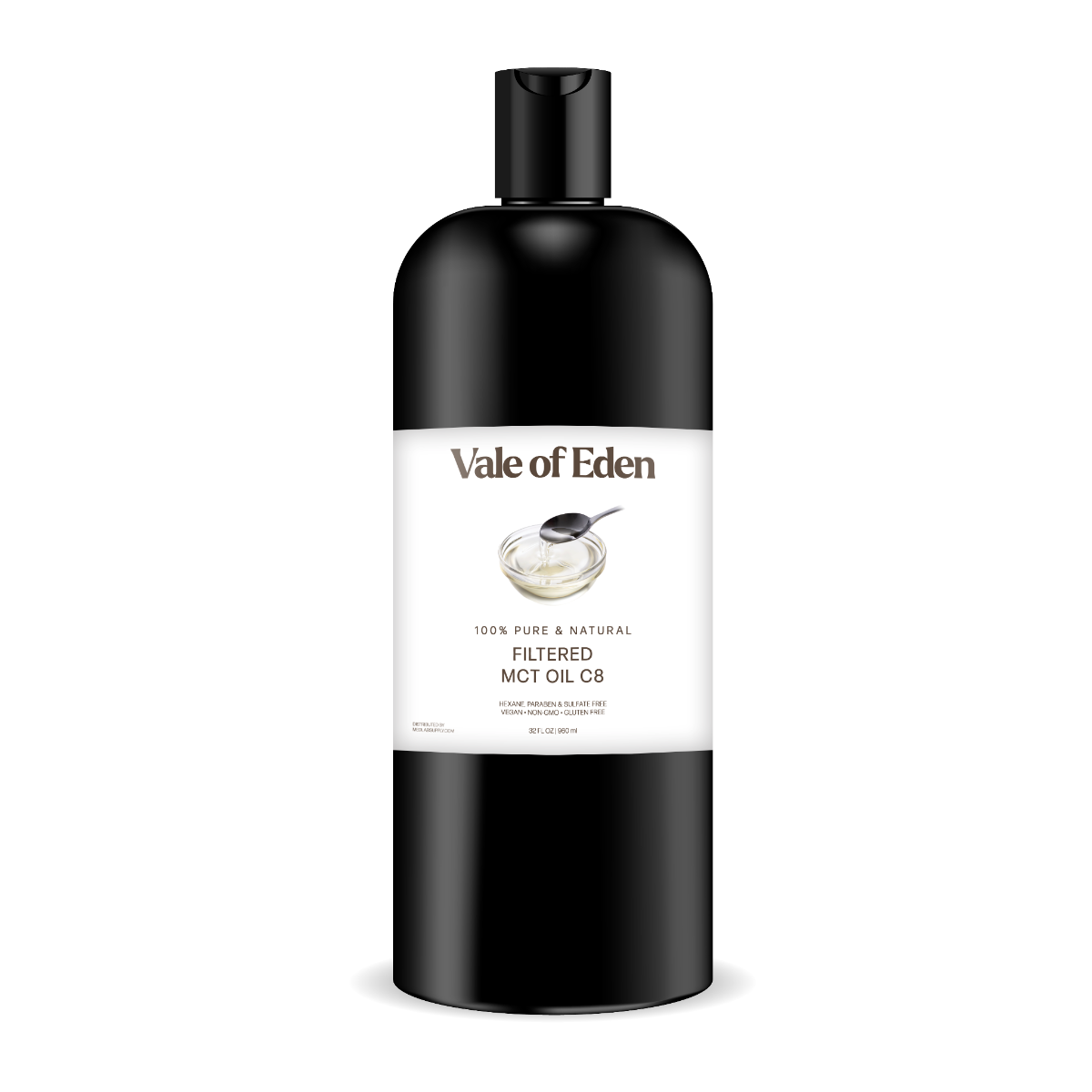 Filtered C8 Clean MCT Oil, Non-GMO, 32 fl oz