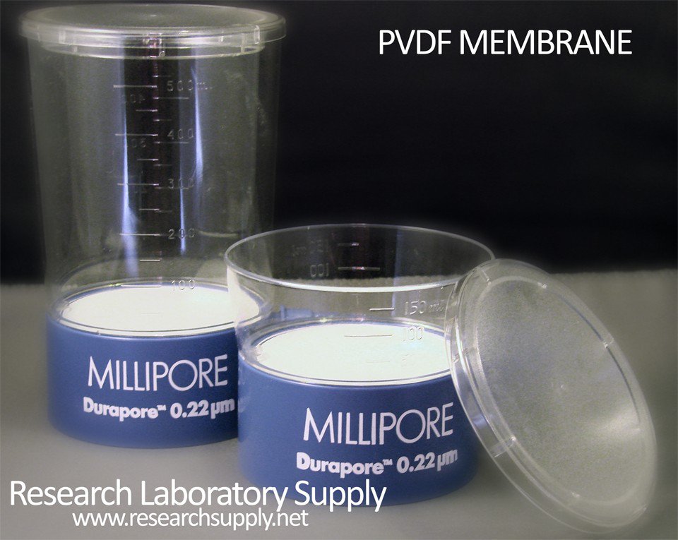 500mL, Millipore Quick Release Steritop Bottle-Top Filter, PVDF, 0.22um, Qty.1