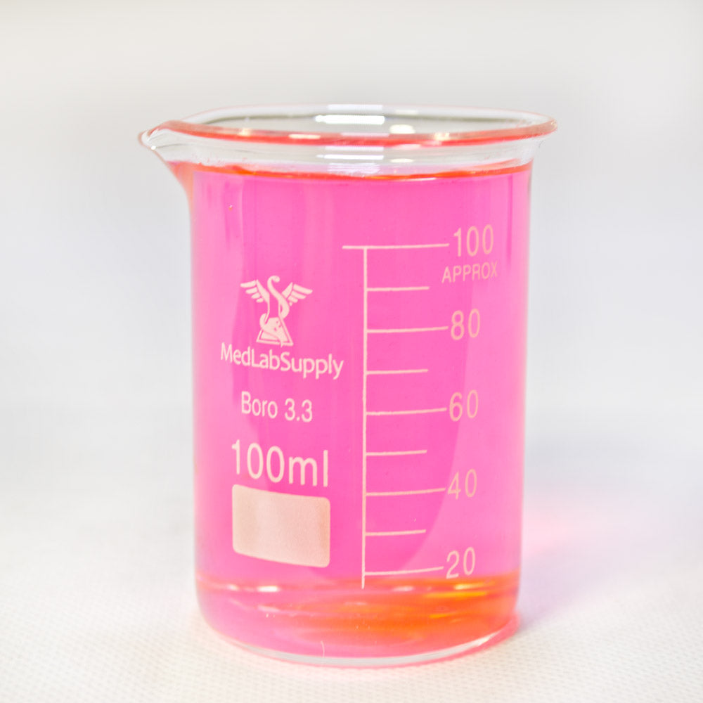 100ml Low Form Graduated Glass Beakers, Qty. 1