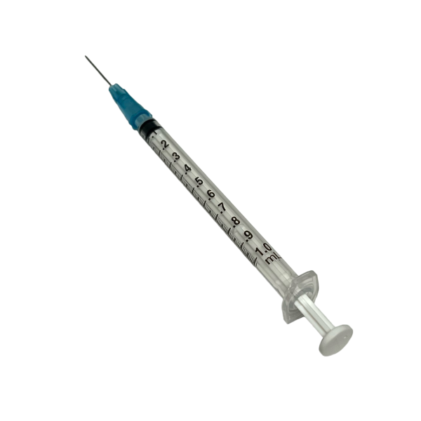 Nipro Syringe with Needle: 1mL x 27g x 1/2 -Box of 100