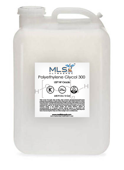 Polyethylene Glycol 300 NF, FCC, 5 Gallons
