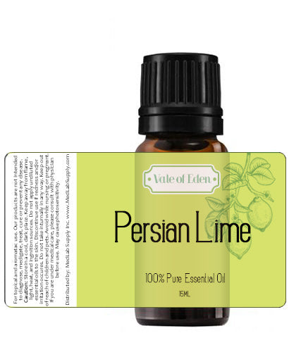 Persian Lime Essential Oil, Pure, Undiluted, Therapeutic-grade